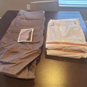 Gray and White Packaging Set